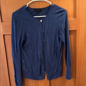 Ann Taylor Blue Cardigan Sweater